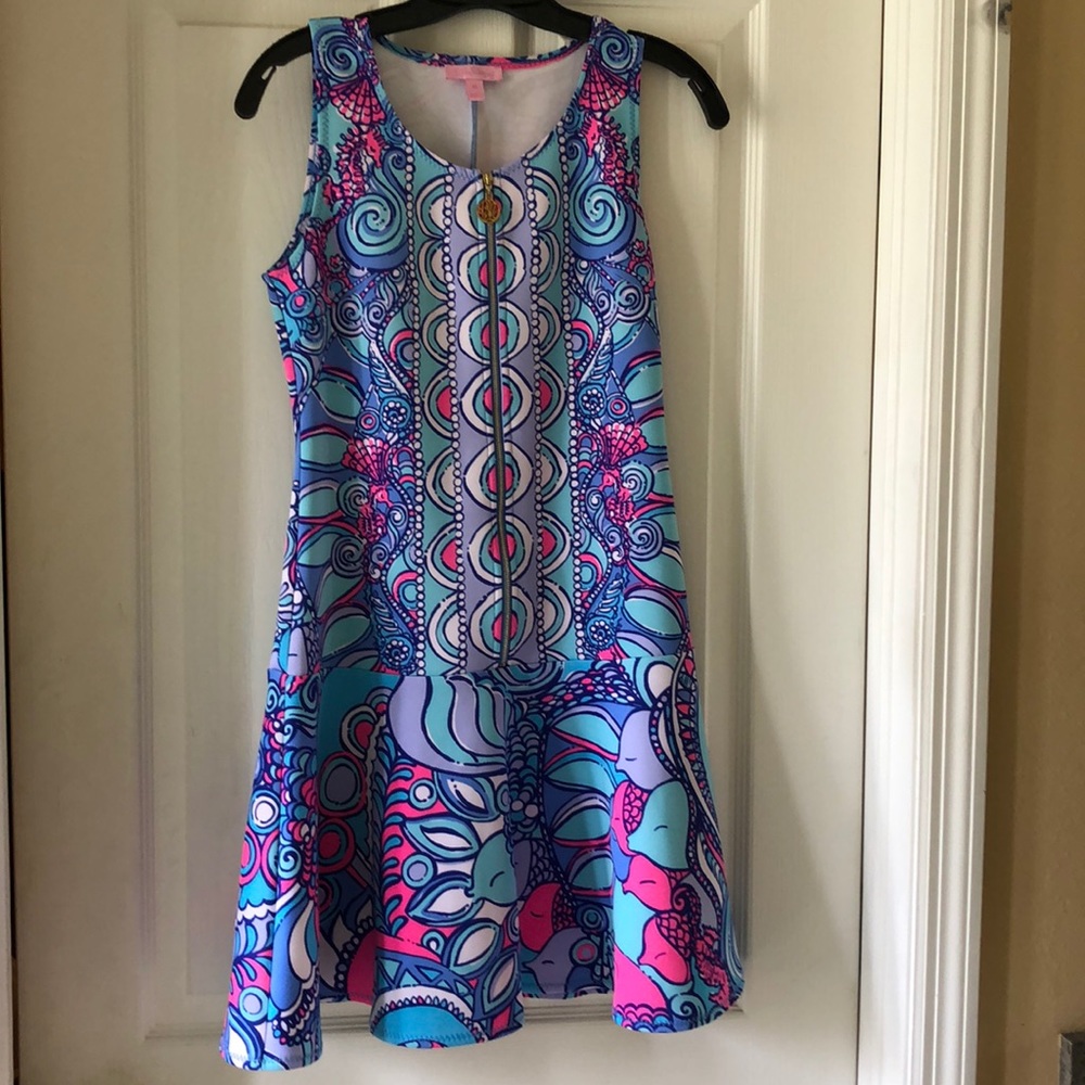 Lilly Pulitzer sun dress zipper XS